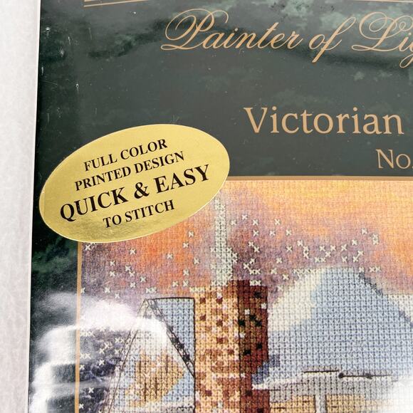 Candamar Designs Thomas Kinkade Victorian Christmas II Cross Stitch 50963 New - Picture 5 of 13